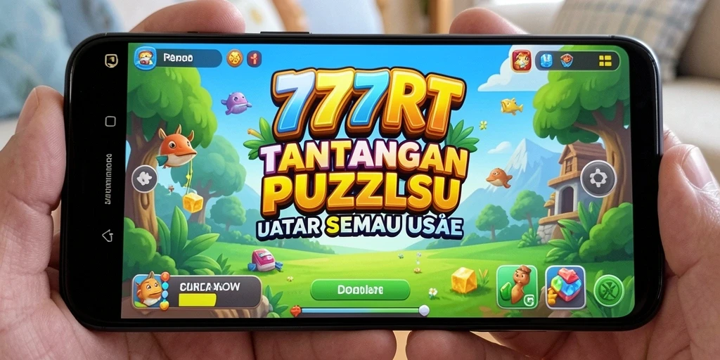 Tangkapan layar game 777RT dengan gameplay Puzzle yang menarik.