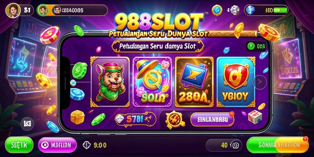 Tampilan gameplay memukau dari 988SLOT dalam petualangan seru.