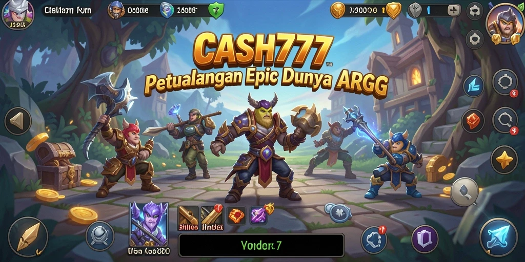 Screenshot gameplay <strong>CASH777</strong> menampilkan aksi pertempuran yang mendebarkan.