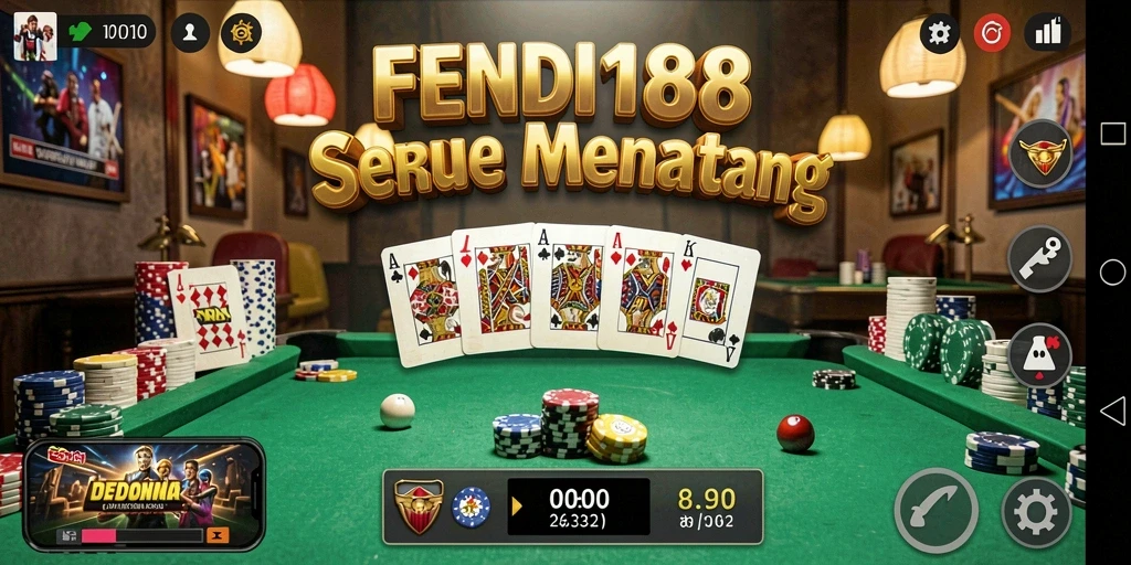 Tampilan gameplay menarik dari FENDI188 saat bermain Domino.