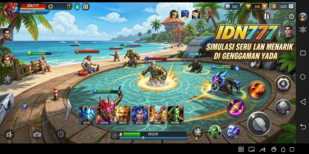Screenshot gameplay IDN777 yang menunjukkan interaksi dan kreativitas dalam simulasi.