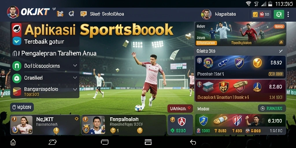 Tampilan gameplay menarik dari aplikasi Sportsbook OKJKT.