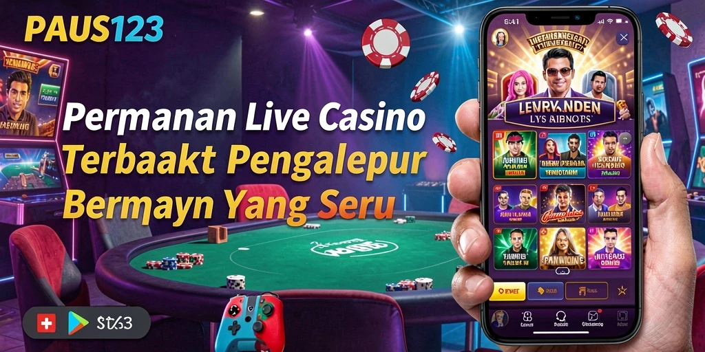 Tampilan gameplay seru di PAUS123 dengan dealer langsung.