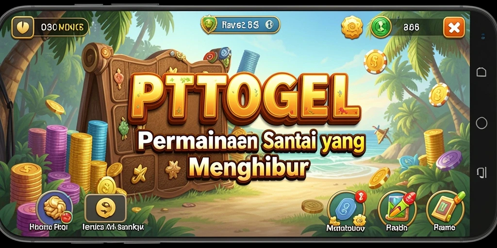 Tangkapan layar gameplay PTTOGEL yang penuh warna dan menghibur.