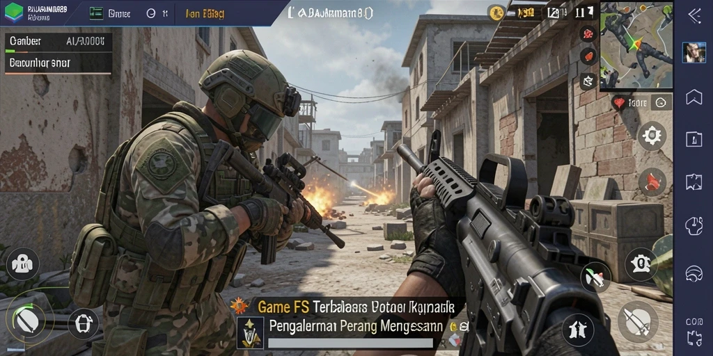 Gameplay mendebarkan di RAJABANDAR88 dengan aksi tembak-tembakan intens.