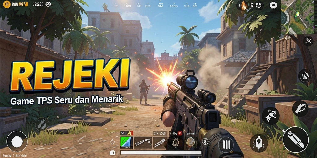 Tangkapan layar gameplay REJEKI menunjukkan aksi seru dan dinamis.