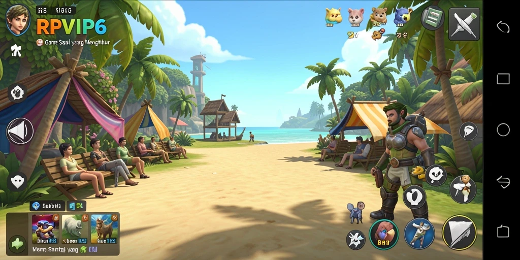 Tangkapan layar RPVIP6 menampilkan aksi gameplay yang menyenangkan.