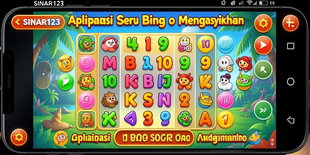 Tampilan gameplay Bingo yang menawan dan interaktif di SINAR123.