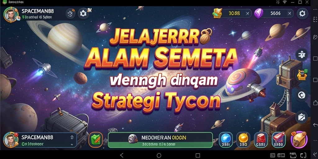Tampilan gameplay SPACEMAN88 yang penuh strategi dan keseruan.
