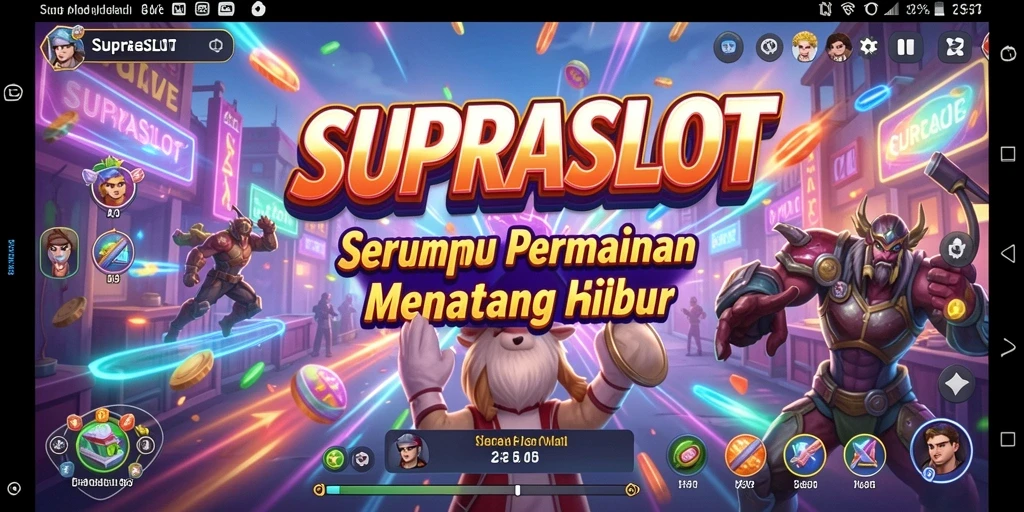 Tangkapan layar SUPRASLOT menunjukkan gameplay slot yang seru dan mengasyikkan.